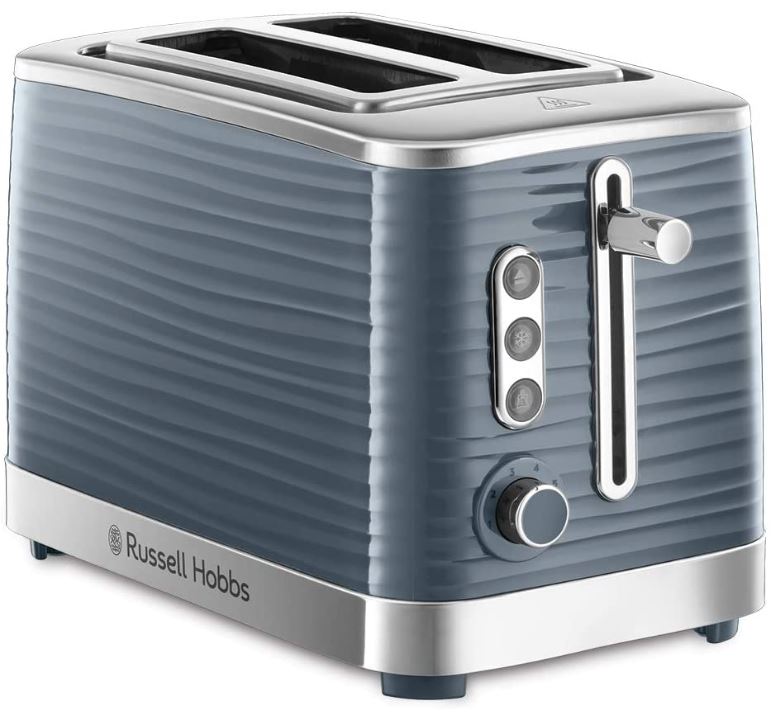 Bild zu Russell Hobbs Toaster Inspire (2 extra breite Toastschlitze, inkl. Brötchenaufsatz, 6 einstellbare Bräunungsstufen + Auftaufunktion) für 31,99€ (VG: 42€)