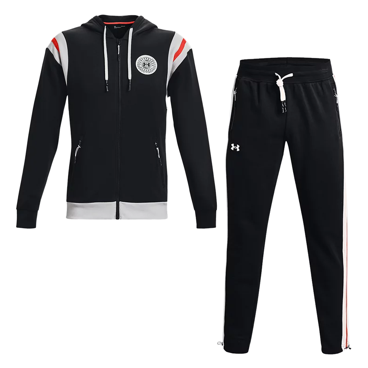 Bild zu Under Armour Jogginganzug Rival Fleece Alma Mater für 59,99€ (Vergleich: 100,51€)