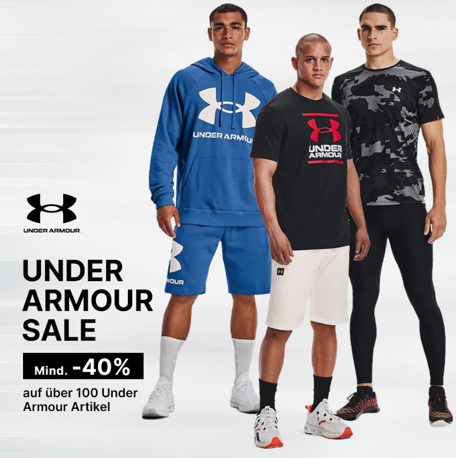 Bild zu Geomix: Under Armour Sale mit mindestens 40% Rabatt + 5€ Gutscheincode