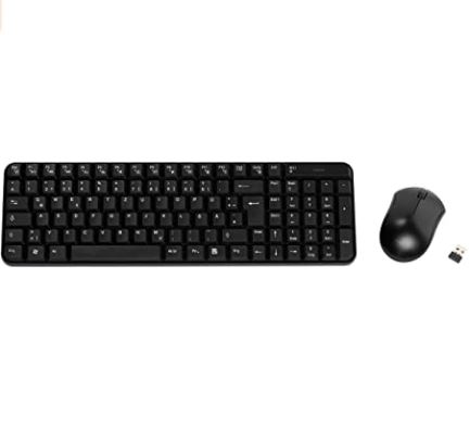 Bild zu Vivanco Wireless Desktop Set, drahtlose Tastatur und Maus für 17,99€ (VG: 26,48€)