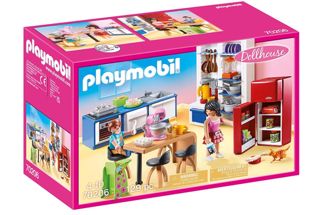 Bild zu Amazon Prime: PLAYMOBIL Dollhouse 70206 Familienküche für 8,18€ (VG: 21,94€)