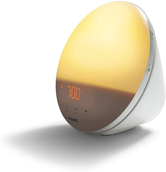 Bild zu Wake-Up Light Philips HF3531/01 (Sonnenaufgangfunktion, Touchdisplay, 7 Wecktöne, digitales FM Radio) für 114€ (Vergleich: 145,90€)