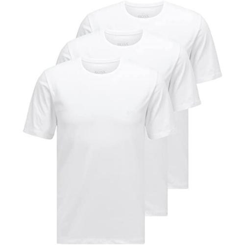 Bild zu 3er Pack BOSS Herren T-Shirt RN 3P CO aus Baumwolle, Weiß (Gr.: S – XXL) für 25,95€ (VG: 36,91€)