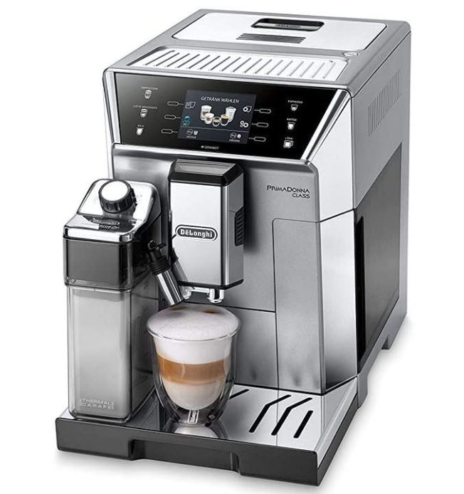 Bild zu De’Longhi PrimaDonna Class ECAM 556.75.MS Kaffeevollautomat mit Milchsystem (3,5 Zoll TFT Farbdisplay und App-Steuerung) für 849€ (VG: 1089,50€)