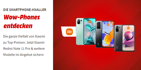 Bild zu [nur noch bis Montag] MediaMarkt: verschiedene Xiaomi Smartphones zu Bestpreisen