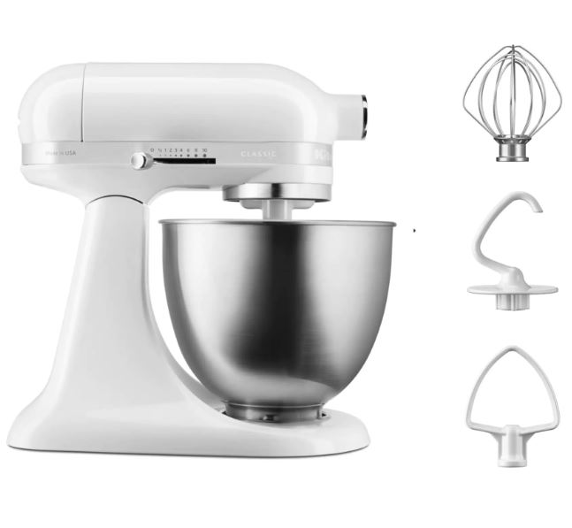 Bild zu KitchenAid Classic 3,3l Mini-Küchenmaschine 5KSM3310X für 224,99€ (VG: 339€)