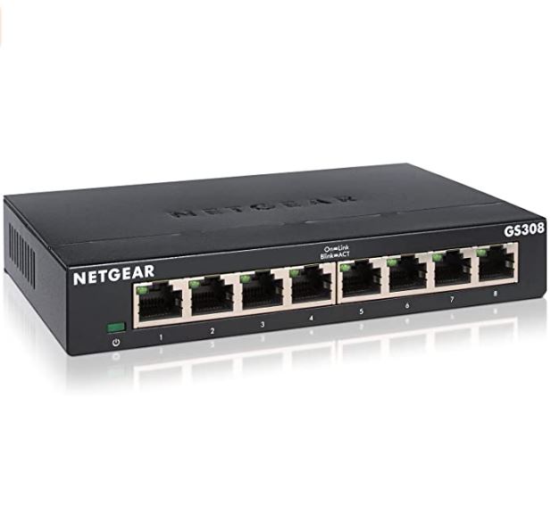 Bild zu Netgear GS308 Gigabit 8-Port Switch für 15,99€ (VG: 20,98€)