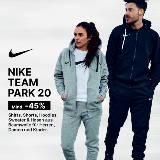 Bild zu Geomix: Mindestens 45% Rabatt auf Nike Team Park 20 Artikel (Shirts, Shorts, Sweater, Hoodies und Hosen)