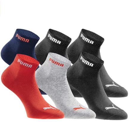 Bild zu 18 Paar Puma Quartersocken (Gr.: 35 – 49) für 22,99€ (VG: 29,99€)