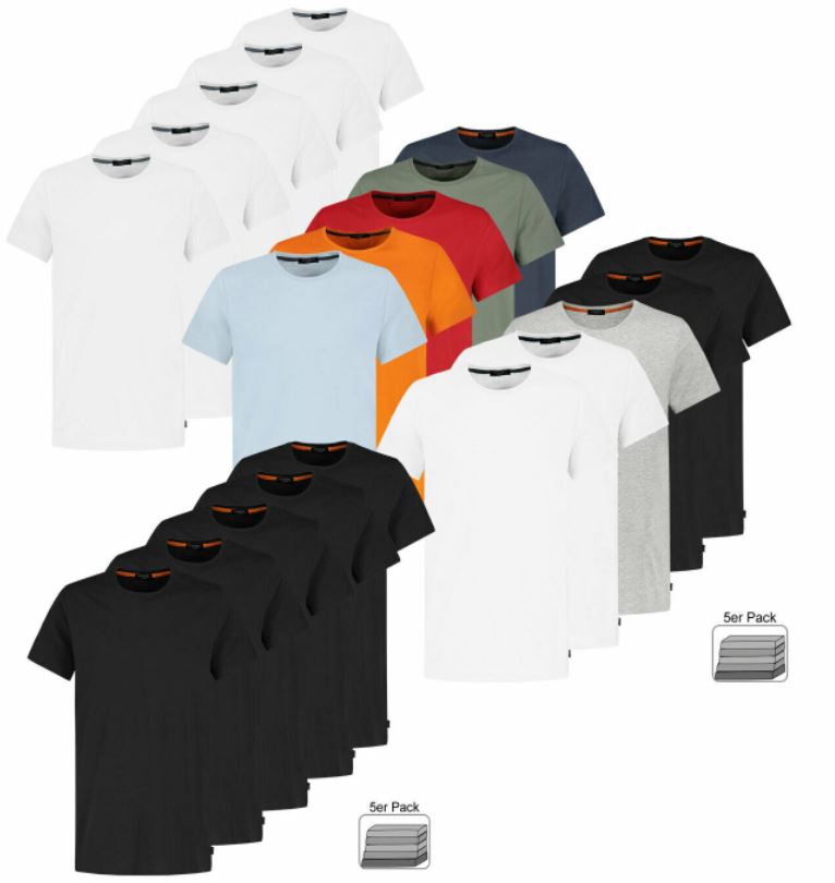 Bild zu 5er Pack Sublevel Herren T-Shirts (Gr.: S – 3XL) in versch. Designs für 33,90€ (VG: 39,99€) + Mengenrabatt