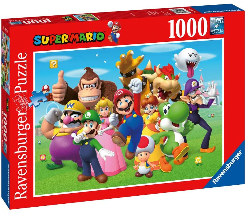 Bild zu Ravensburger Super Mario Puzzle (1000 Teile) für 7,54€ (VG: 10,82€)