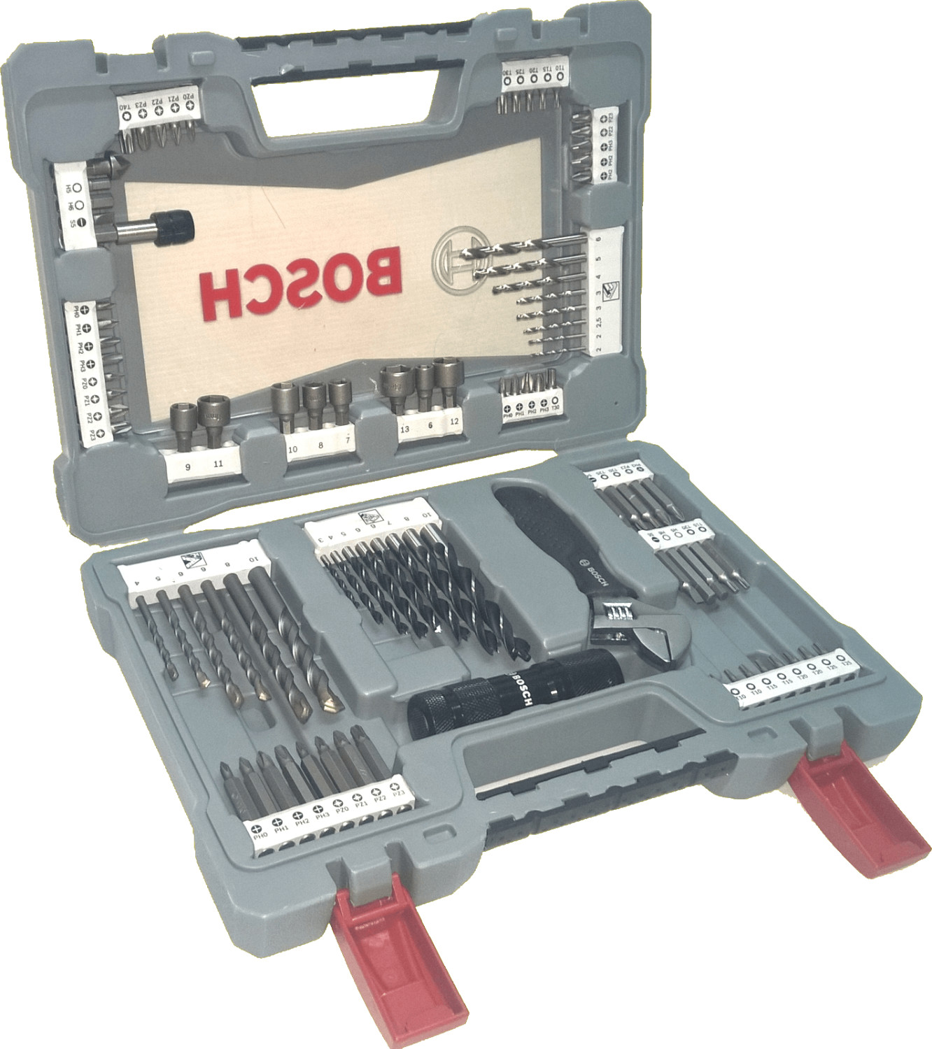 Bild zu 97-teiliges Bosch Professional Bits und Bohrer Set Premium X-Line für 33,80€ (Vergleich: 42,34€)