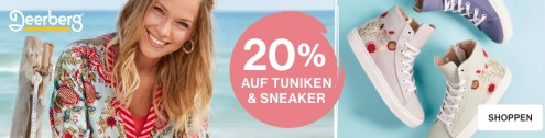 Bild zu Deerberg: 20% Rabatt auf Tuniken und Sneaker