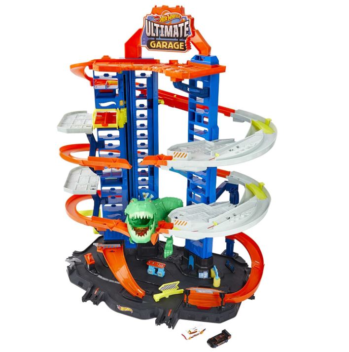 Bild zu Hot Wheels Ultimate Garage mit T-Rex-Angriff für 71,39€ (VG: 104,99€)