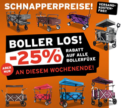 Bild zu Fuxtec: 25% Rabatt auf alle Bollerwagen