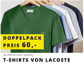 Bild zu Doppelpack Lacoste T-Shirts für 60€