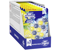 Bild zu [Knaller oder Fehler] 90 x WC Frisch Kraft Aktiv Duftspüler Lemon (3 x 10er Pack mit je 3 Duftspülern) für 20,64€ = 23 Cent pro Spüler