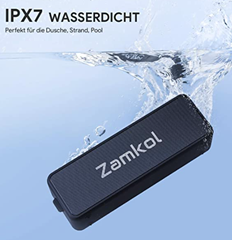 Bild zu Zamkol Bluetooth Lautsprecher 5.0 IPX7 für 19,99€