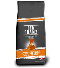 Bild zu [ausverkauft] DER-FRANZ Kaffee, mit natürlichem Karamellaroma, ganze Bohne, 1000g für 7,54€