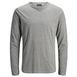 Bild zu JACK & JONES Male Shirt Langarm-Basic, Grau (Gr.: XS – XXL) für 9,89€ (VG: 17,90€)