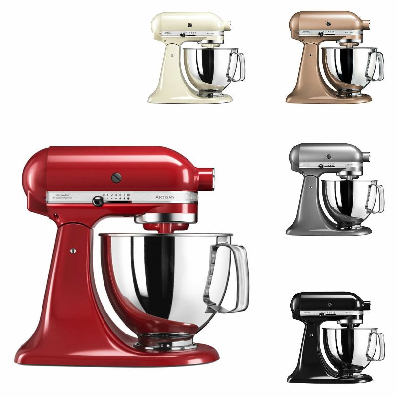 Bild zu KitchenAid ARTISAN Küchenmaschine 5KSM125E (Factory Serviced, 4,8L, Direktantrieb) für 314,10€ (VG: 399€)