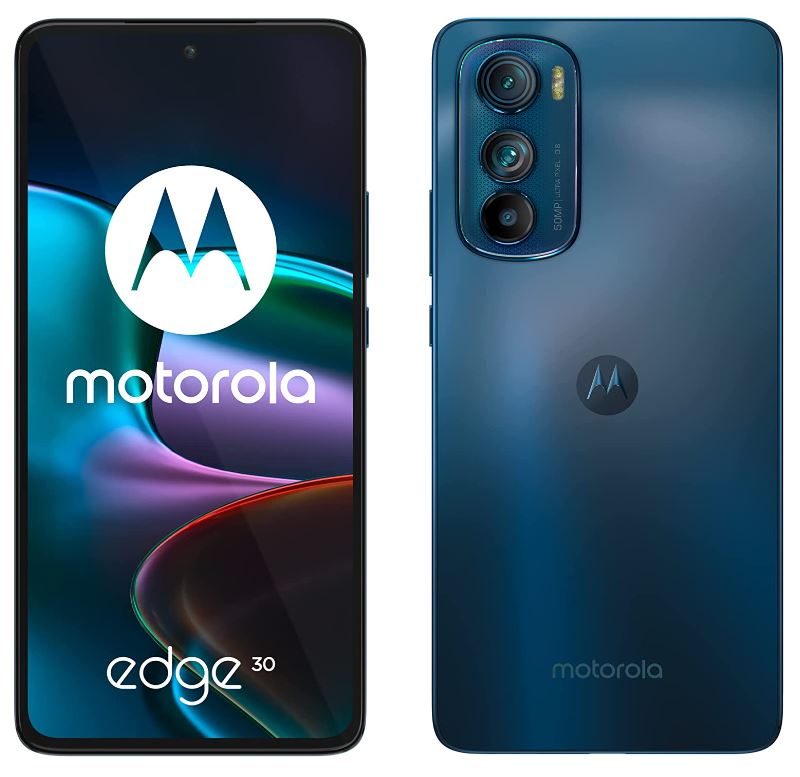 Bild zu Amazon.es: Motorola Edge 30 5G 8/256GB (6,5″ FHD+ AMOLED 144Hz, Dual-SIM, IP52, 4020mAh) für 329,44€ (VG: 425,99€)