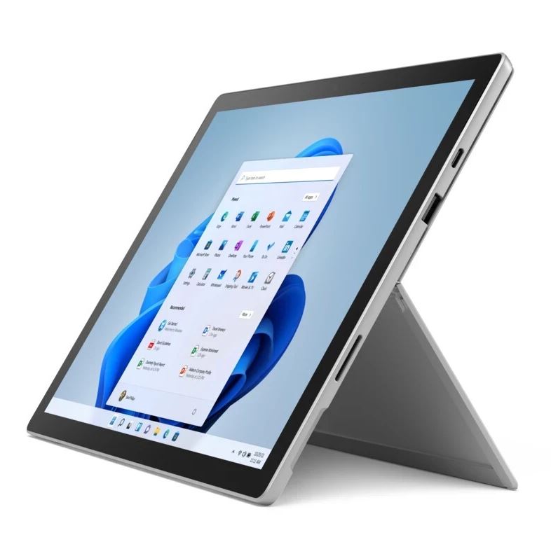 Bild zu MICROSOFT SURFACE PRO 7+ Convertible (12,3 Zoll, Core i5, 8 GB RAM, 128 GB SSD, Intel Iris Xe Grafik) für 649€ (VG: 849,99€)