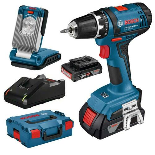 Bild zu Bosch Akku-Bohrschrauber GSR 18-2-LI mit 2 Akkus 2,0 Ah, GLI VAriLED und L-Boxx für 124,95€ (Vergleich: 139,95€)