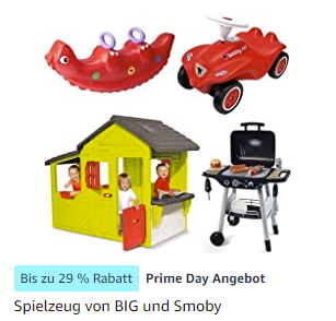 Bild zu Amazon Prime Day: Spielzeug von BIG und Smoby zu reduzierten Preisen, so z. B.: BIG Racing-Bike Red für 31,09€ (Vergleich: 37,89€)