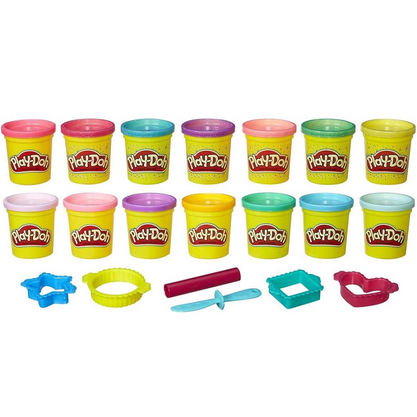 Bild zu Play-Doh Knete mit 14 verschiedenen Farben und sechs Knetwerkzeugen für 12,49€ (Vergleich: 20,99€)