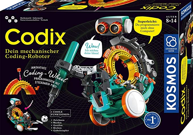 Bild zu Kosmos Codix mechanischer Coding Roboter (620646) für 25€ (Vergleich: 36,98€)