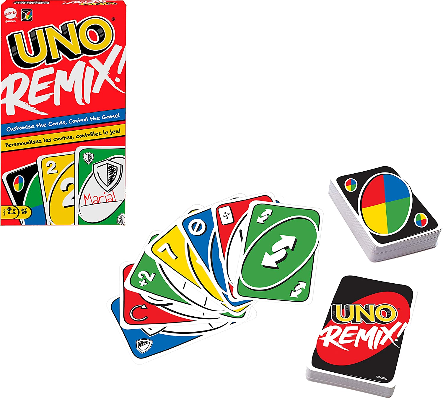 Bild zu Kartenspiel Mattel Games UNO Remix (GXD71) für 6,91€ (Vergleich: 10,90€)