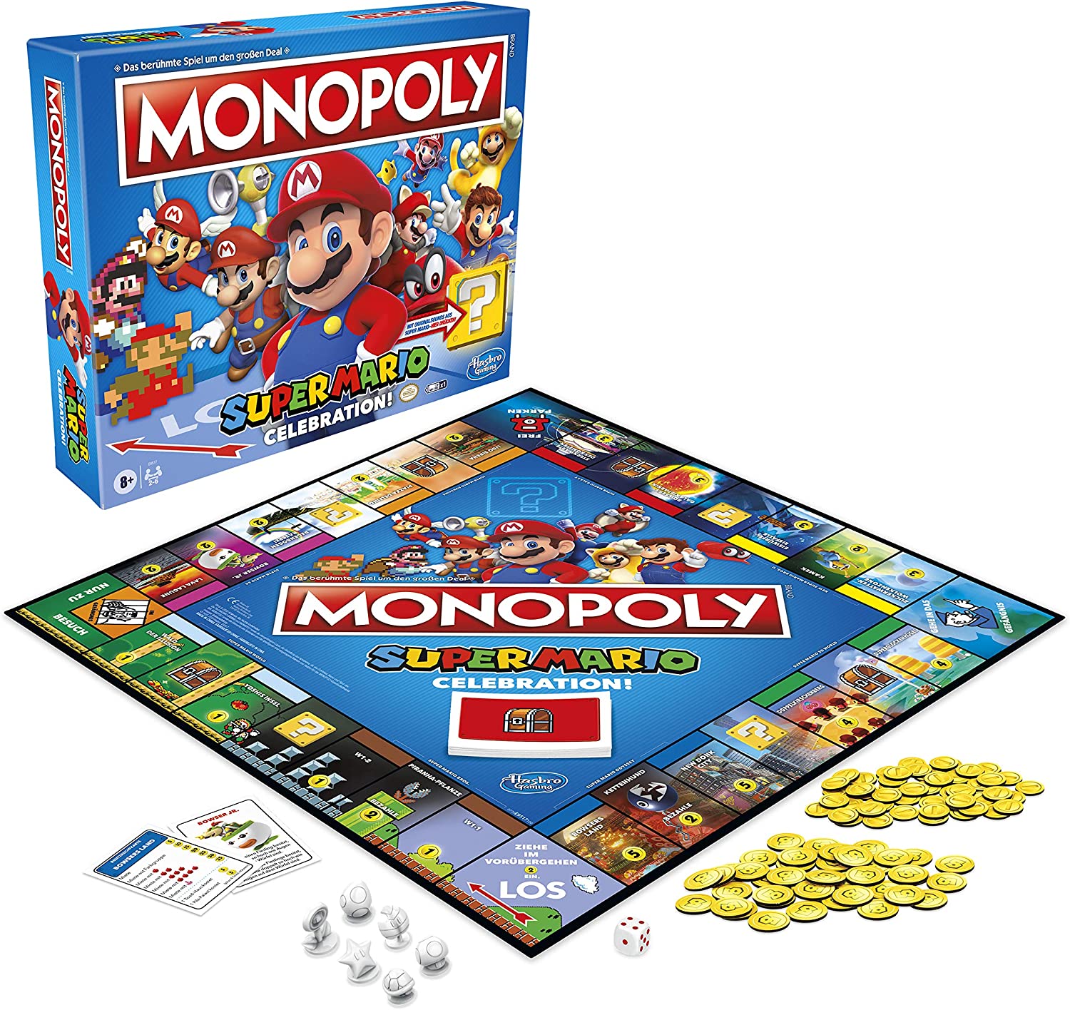 Bild zu Monopoly Super Mario Celebration mit Soundeffekten aus dem Videospiel für 28,69€ (Vergleich: 35,32€)