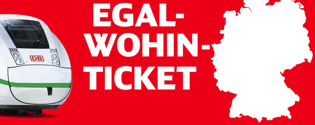 Bild zu Bahn.de: Mit dem Egal-Wohin-Ticket für nur 39,90€ durch Deutschland reisen