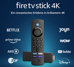 Bild zu [Prime Day] Fire TV Stick 4K mit Alexa-Sprachfernbedienung (mit TV-Steuerungstasten) für 21,99€ (VG: 46,90€)