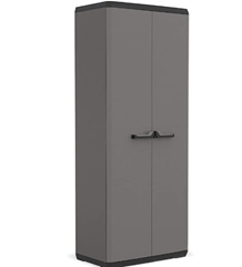 Bild zu [vorbei] KETER 9727000 Piu Kunststoffschrank, Grau, 68x39x166 cm für 11,51€ (VG: 84,99€)