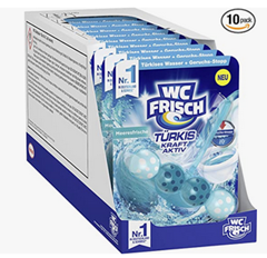 Bild zu WC FRISCH Kraft Aktiv Türkisspüler Meeresfrische (10er Pack) für 10,49€