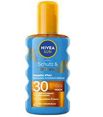 Bild zu NIVEA SUN Schutz & Bräune Sonnenöl Spray LSF 30 (200 ml) für 6,39€