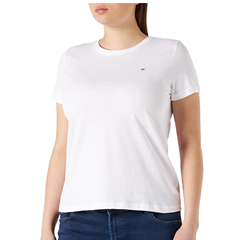 Bild zu TOM TAILOR Damen Basic T-Shirt mit Logo-Stickerei für 5,99€