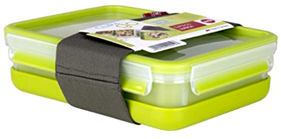 Bild zu Emsa 518098 Clip & Go Lunchbox | 1,2 L | Mit 3 Einsätzen und Teller | To Go | 100 % dicht | Frische Dichtung für 8,99€