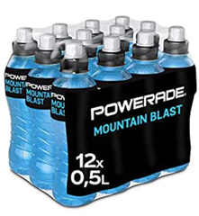 Bild zu 12 x 500ml Powerade Sports Mountain Blast, Iso Drink mit Elektrolyten für 9,50€