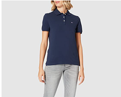 Bild zu Tommy Hilfiger Damen Tjw Slim Polo Polohemd für 17,99€