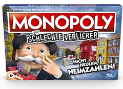 Bild zu Monopoly für schlechte Verlierer Brettspiel ab 8 Jahren – Das Spiel, bei dem es sich auszahlt, zu verlieren für 15,49€ (VG: 28,31€)