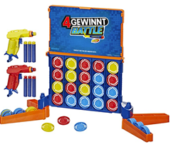 Bild zu 4 gewinnt Battle Spiel, powered by Nerf, enthält Nerf Blaster und Nerf Darts, Spiel für Kinder ab 8 Jahren für 16,99€ (VG: 25,95€)