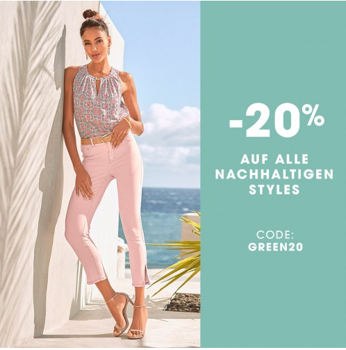 Bild zu Lascana: 20% Rabatt auf alle nachhaltigen Styles