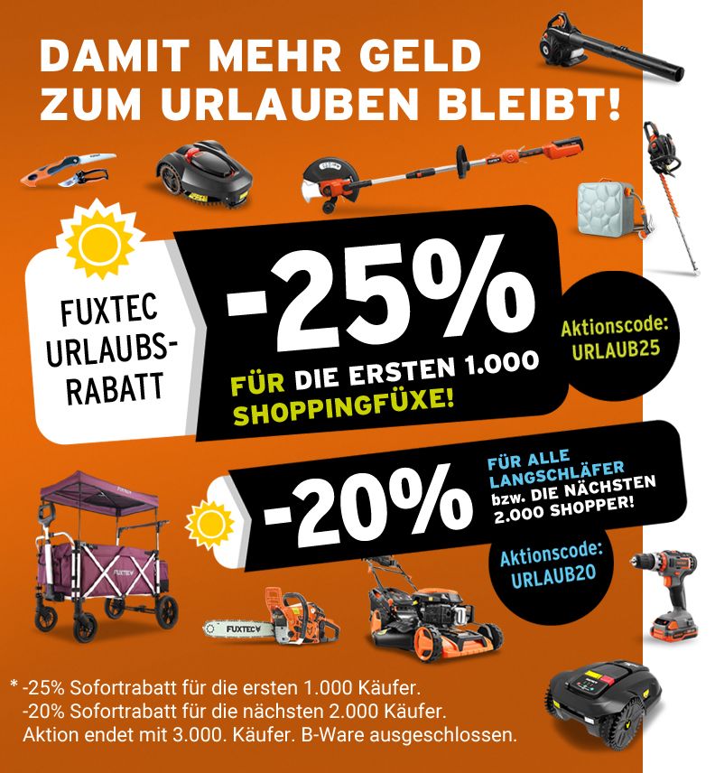 Bild zu Fuxtec: Bis zu 25% Rabatt auf alle regulären Artikel