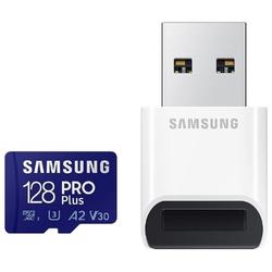 Bild zu Samsung PRO Plus 128GB microSDXC inkl. USB Kartenleser für 19,99€ (VG: 31,50€)