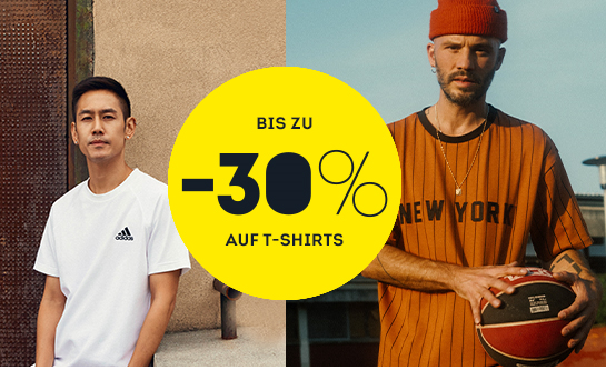 Bild zu SportScheck: Bis zu 30% Rabatt auf ausgewählte T-Shirts im Sale