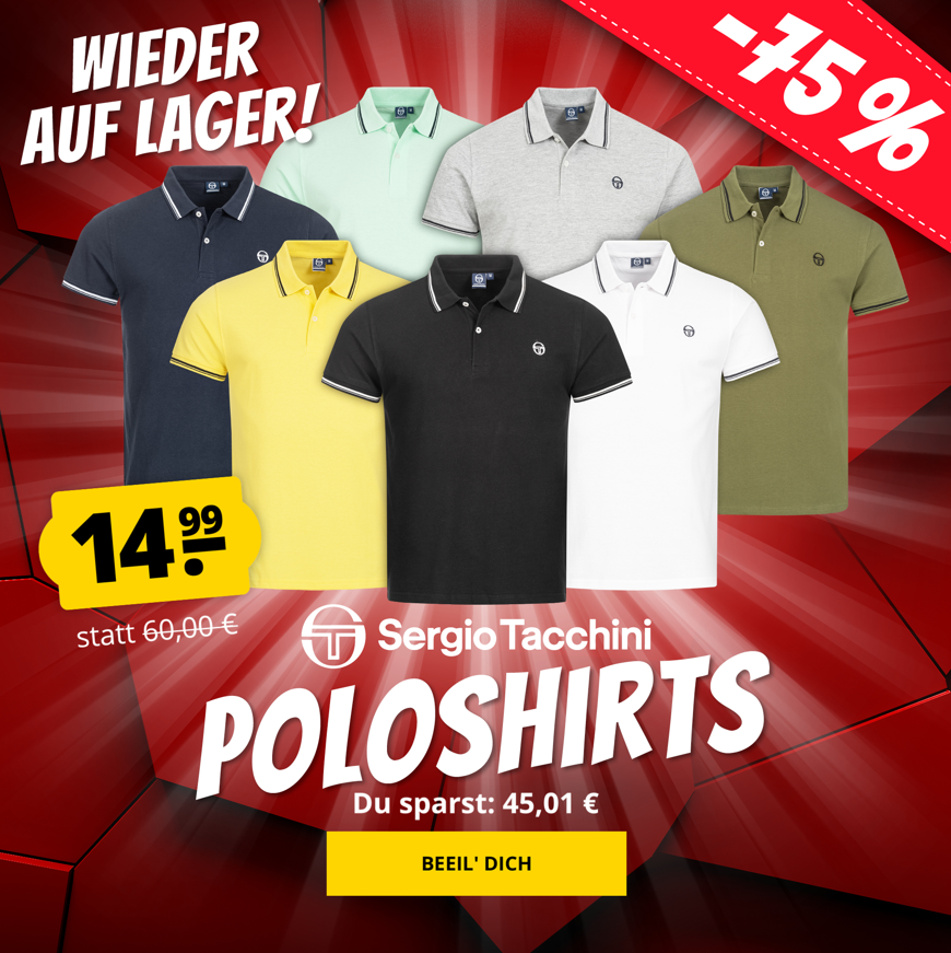 Bild zu Sergio Tacchini Iconic Poloshirts in 19 Farben für je 14,99€ zzgl. Versand (VG: 22,94€)