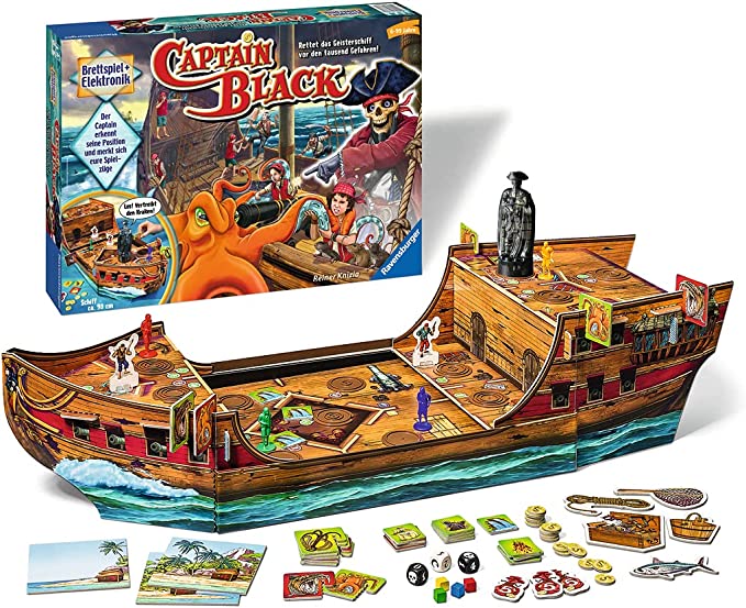 Bild zu Ravensburger Brettspiel Captain Black für 22,36€ (Vergleich: 50,89€)